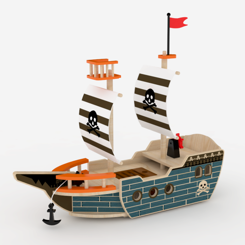 Wooden Pirate Ship