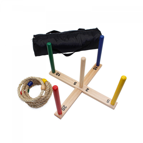 Wooden Ring Toss Game