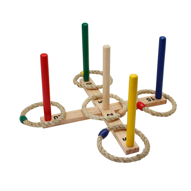 Wooden Ring Toss Game